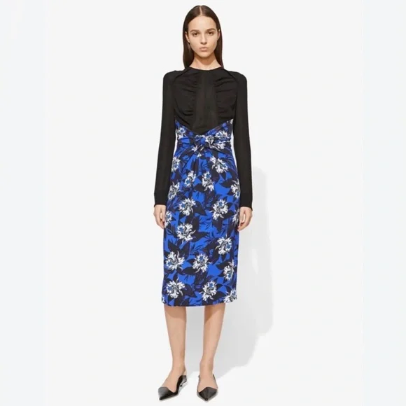 Proenza Schouler Re-Edition Knotted Dress in Blue Size 2 - Picture 1 of 3